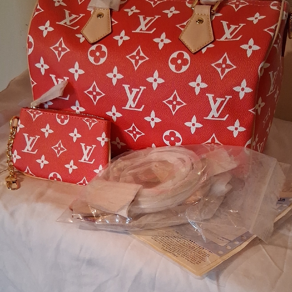 Source Unknown Beautiful Monogram Satchel Set In … - image 2